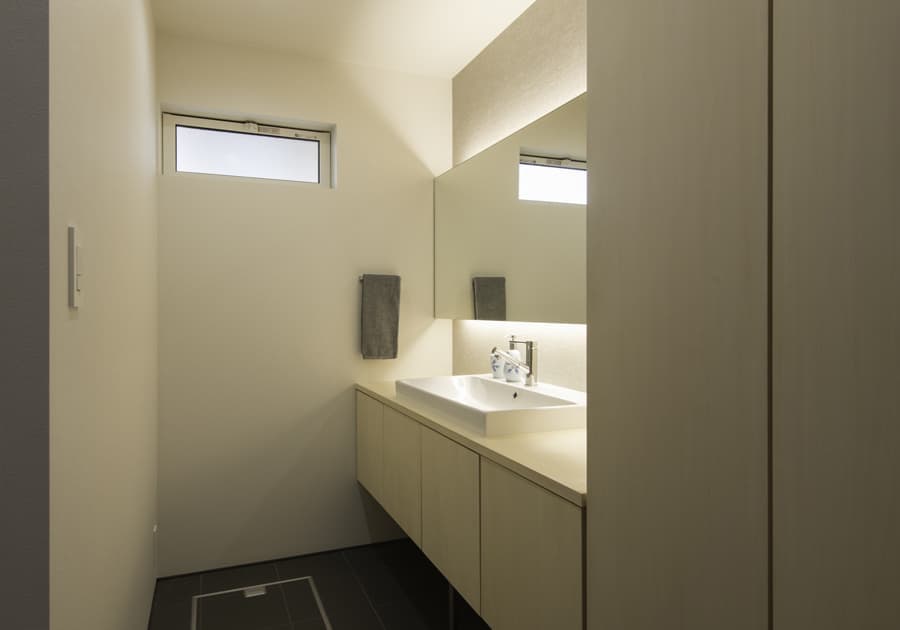 オーダー家具の洗面脱衣室