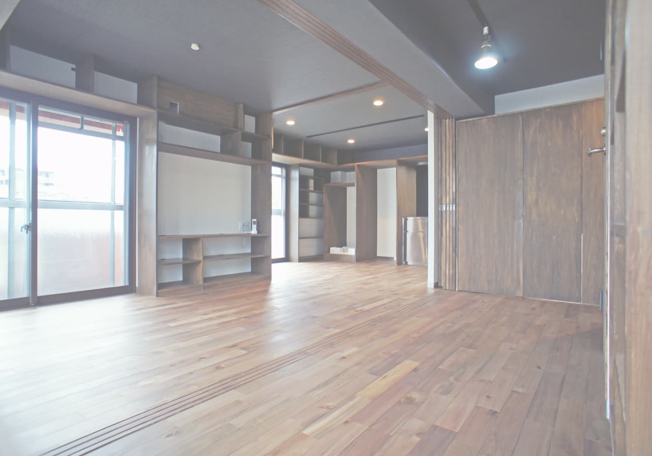 書斎エリアからの眺め