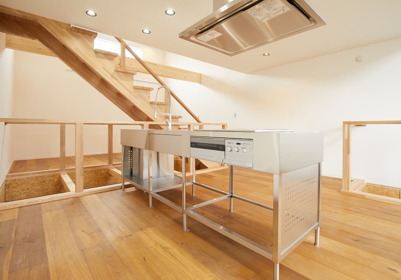 キッチンの眺め