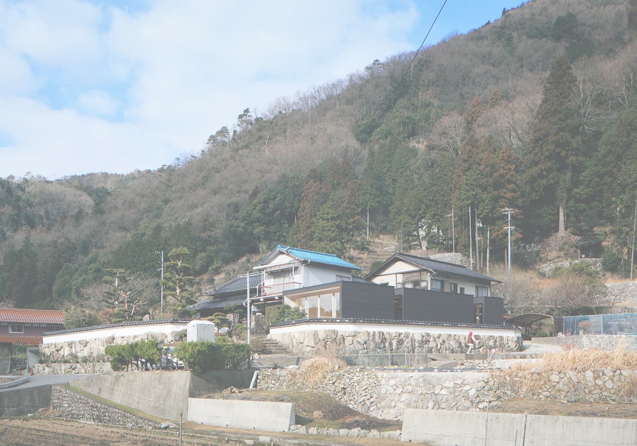自然豊かな環境の平屋住宅