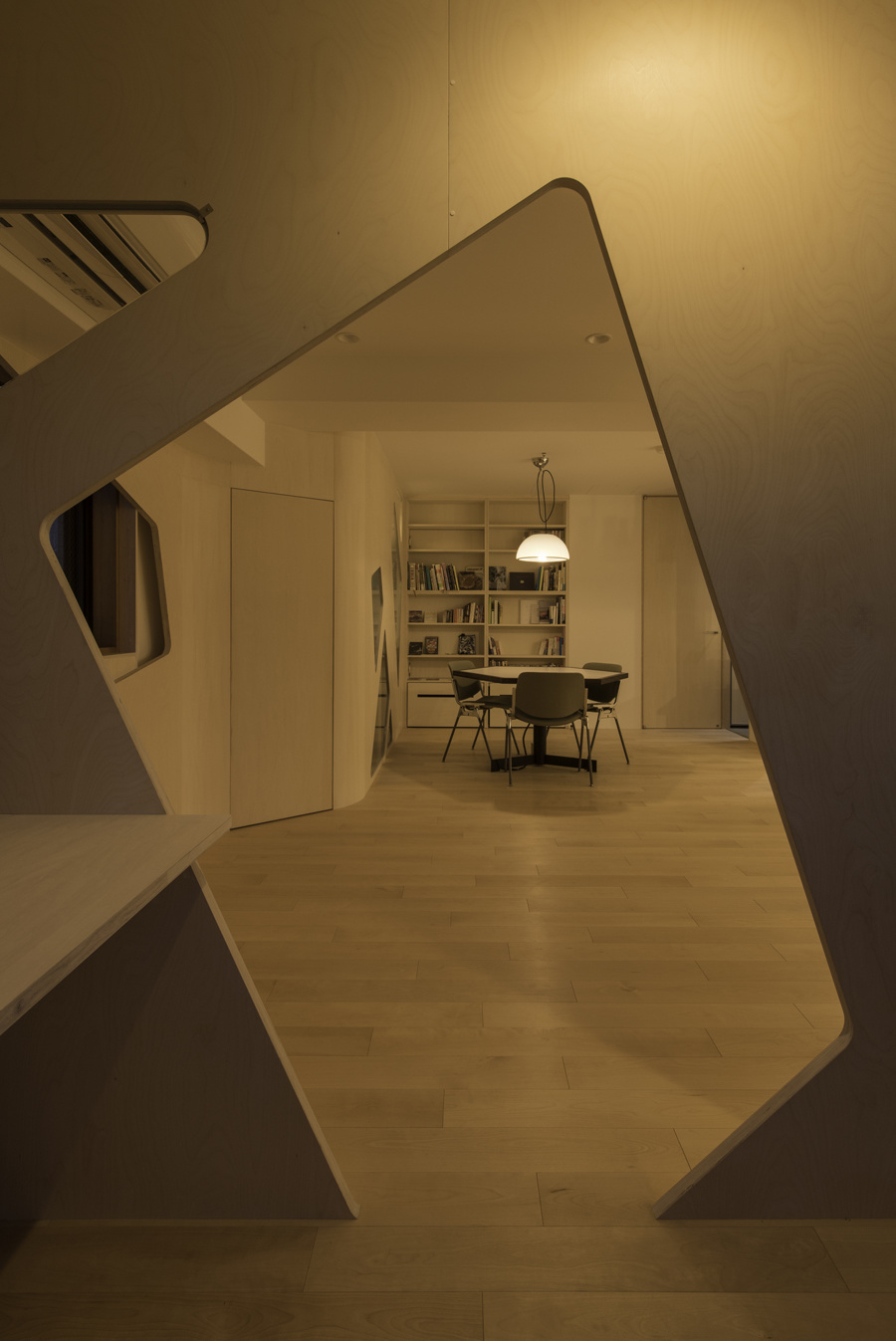 サンルームからの眺め夜景