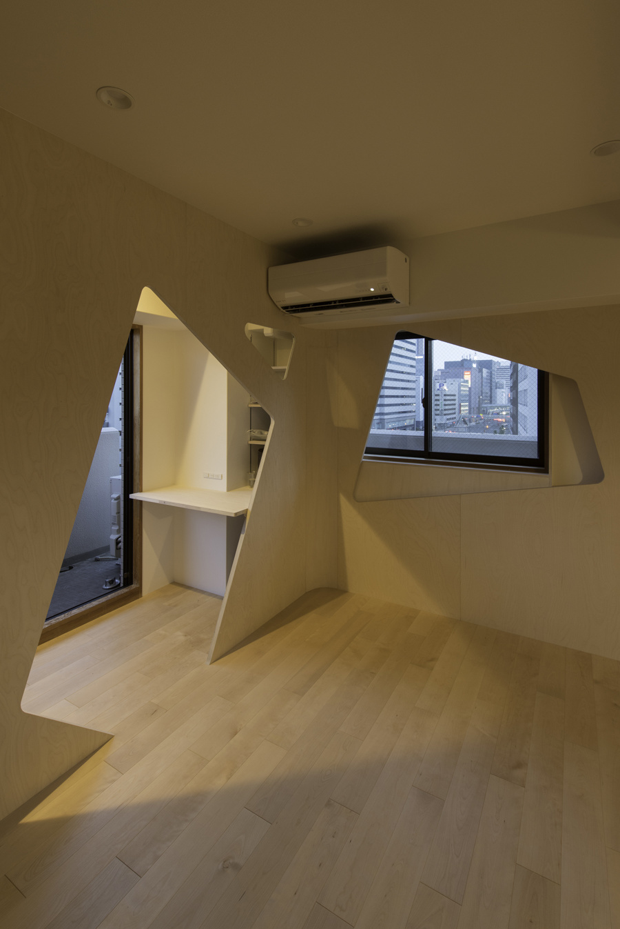 サンルームの眺め夜景