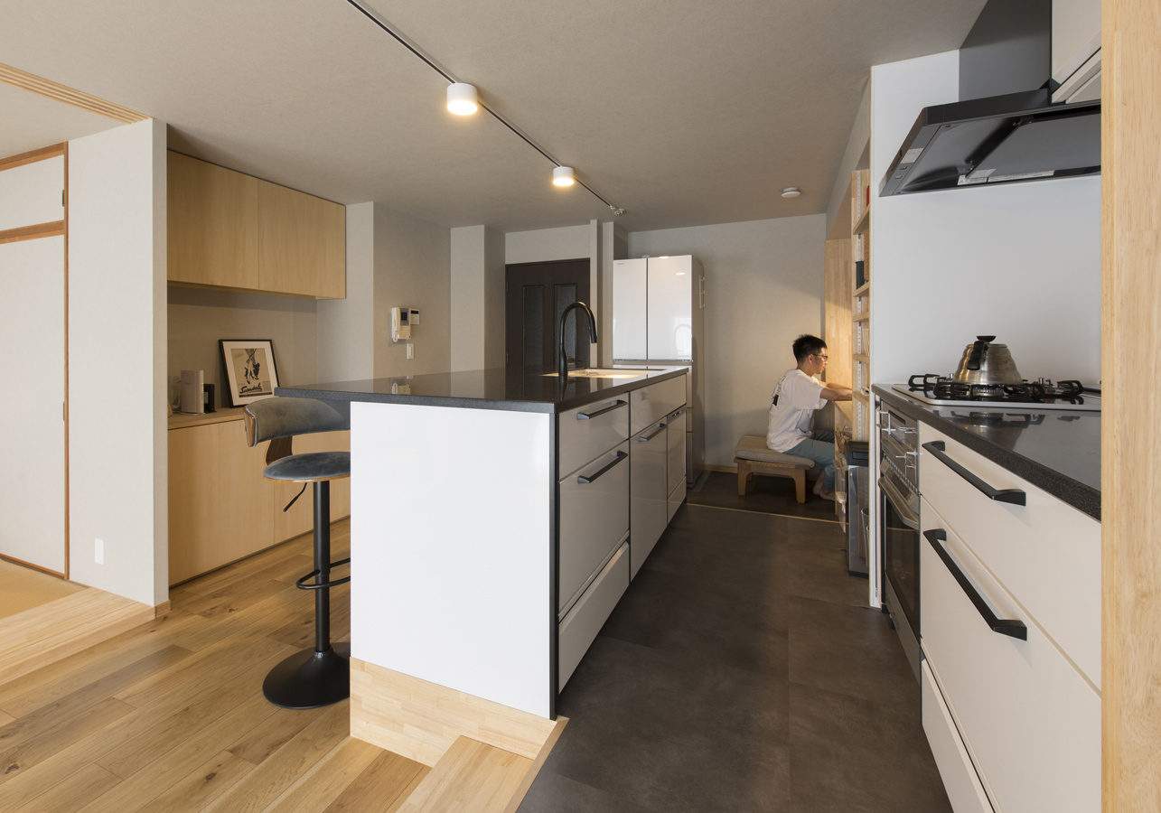 壁面全面造作家具