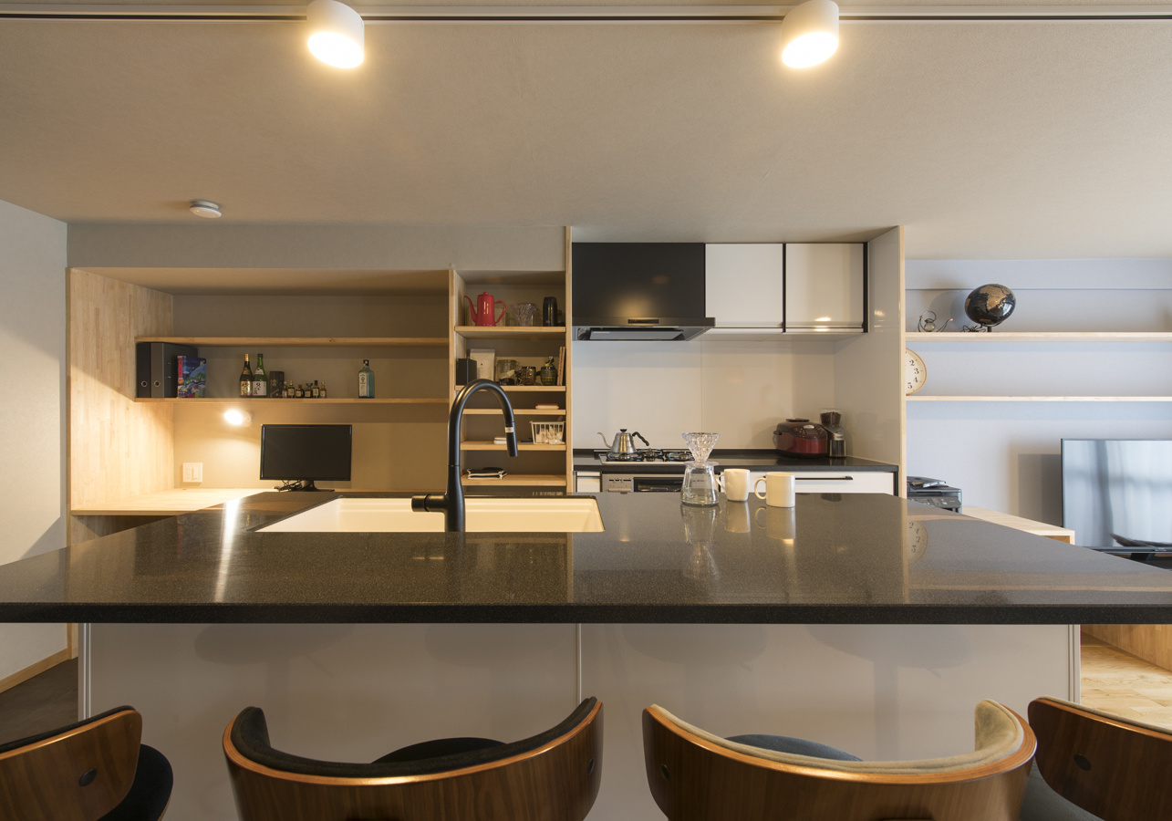 カウンターからの眺め