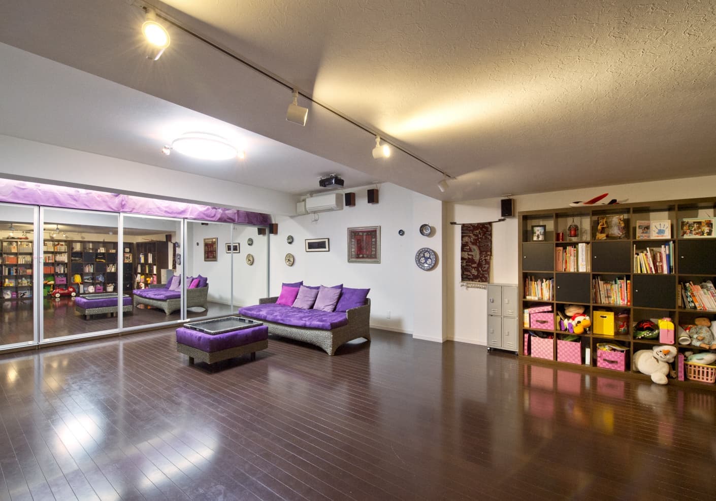 34畳の地下無柱空間