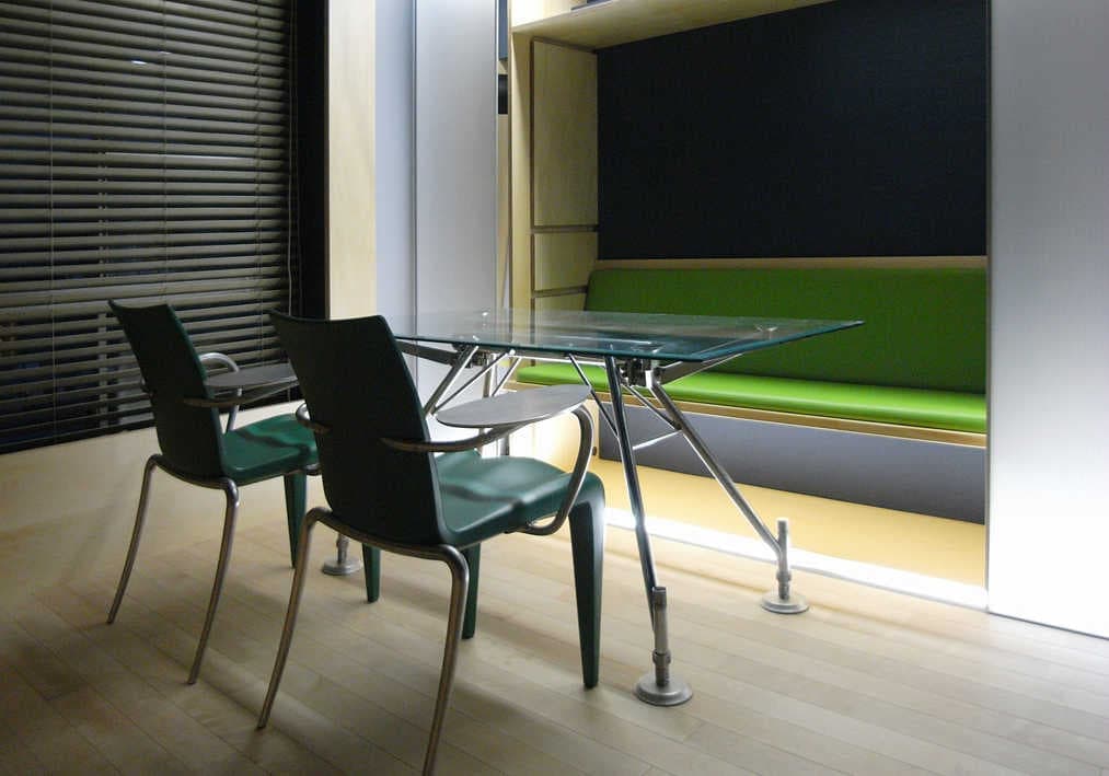 可変家具の眺め