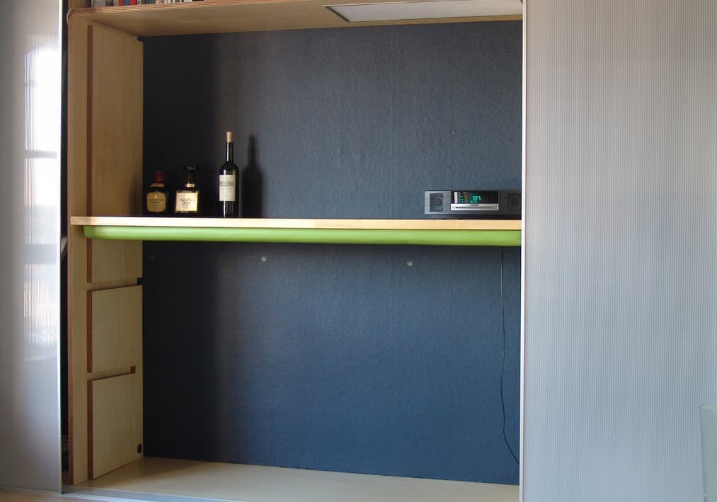 可変家具ハイカウンター状態