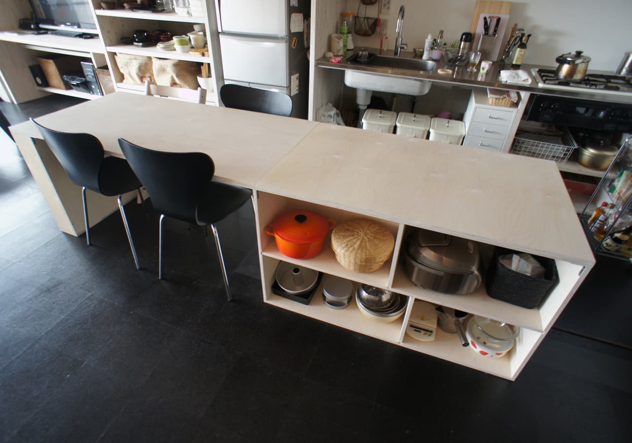 DIY組立家具イタカグ-ダイニングテーブル